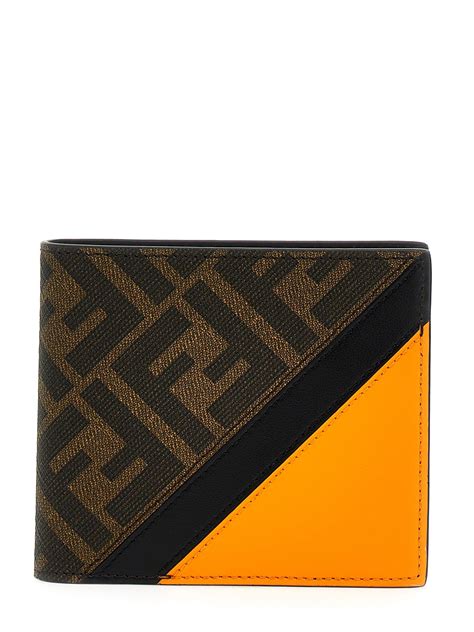 mens fendi monster card holder|fendi diagonal card holder.